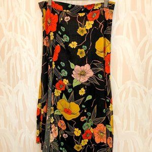 XIX Palm Guadalupe slit skirt Sz1